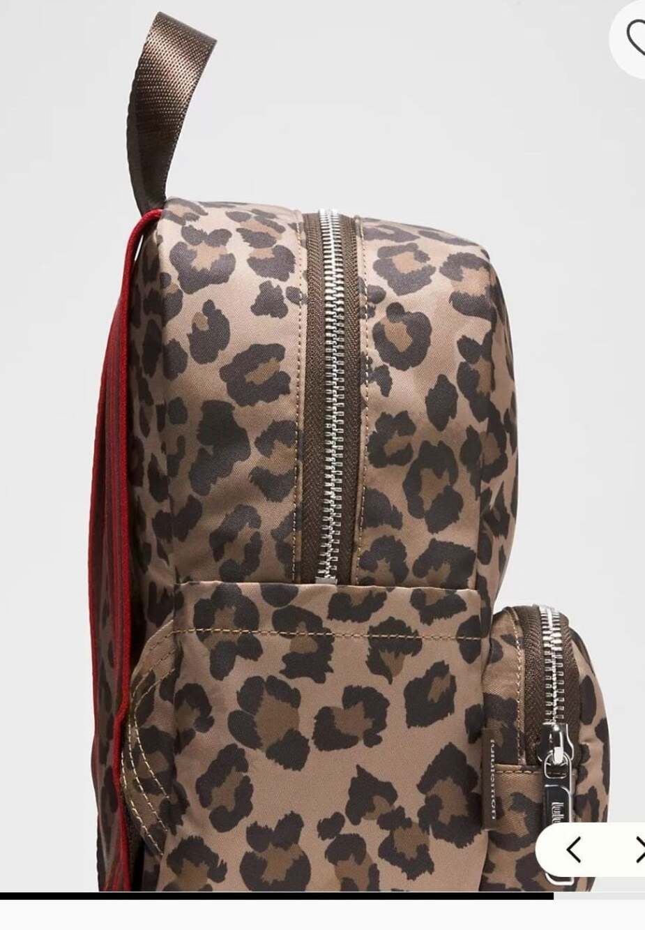 Lululemon Everywhere Backpack Mini 4L Metal Hardware True Leopard Multi/Oxford R - Picture 3 of 5